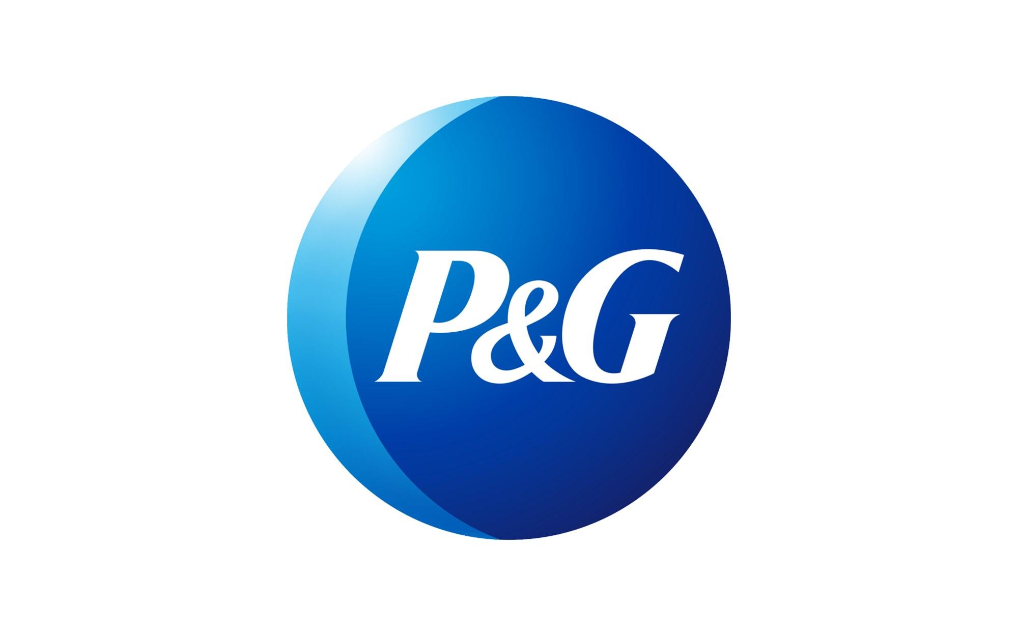 P&G logo on a white background